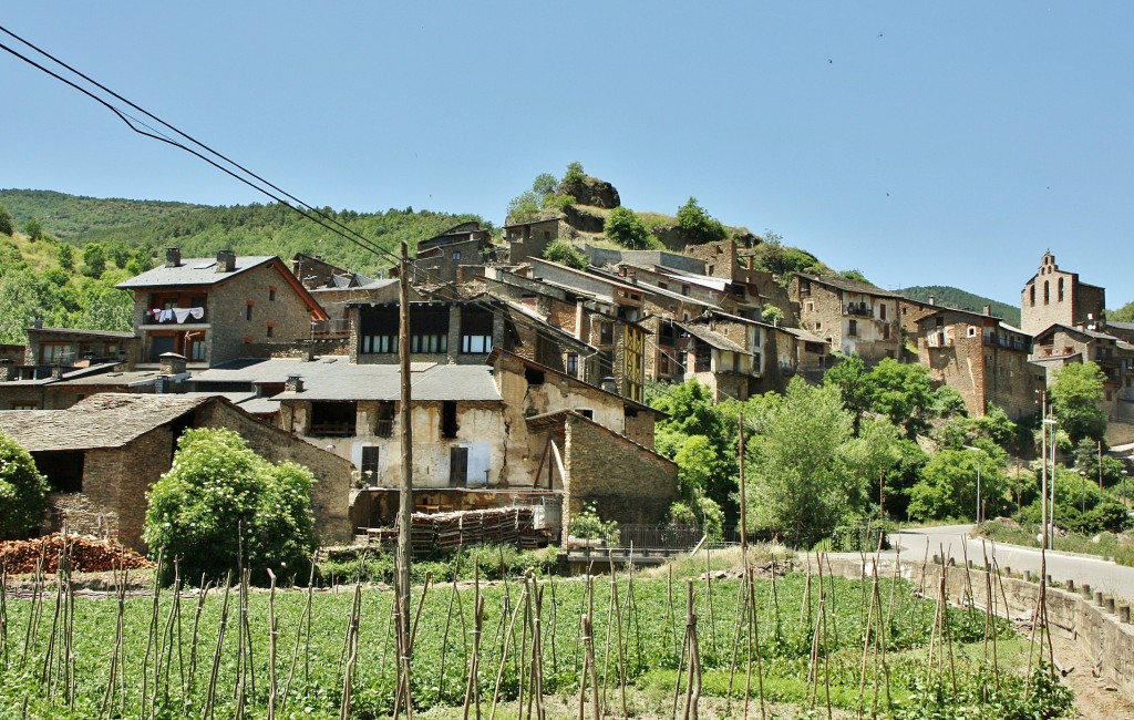 Foto: Vista del pueblo - Castellbò (Lleida), España