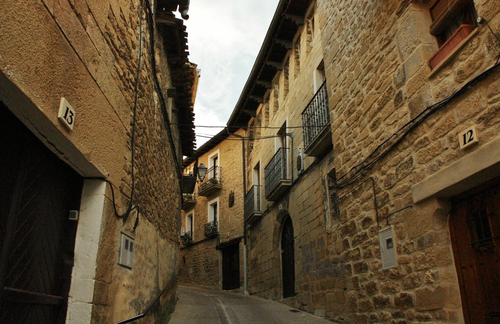 Foto: Centro histórico - San Martín de Unx (Navarra), España