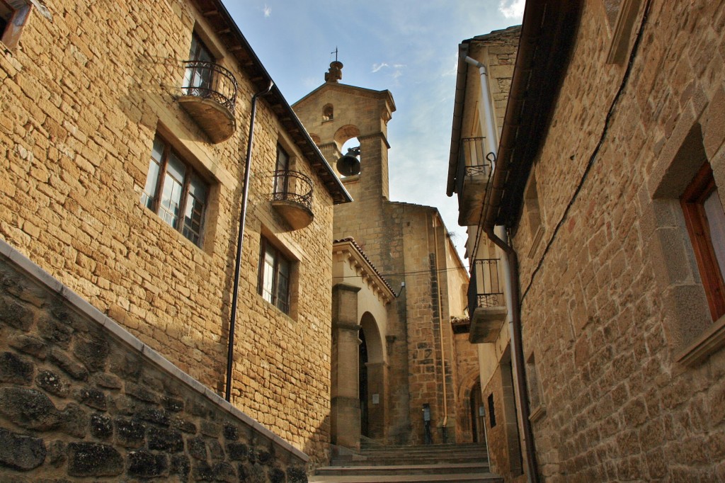 Foto: Centro histórico - San Martín de Unx (Navarra), España