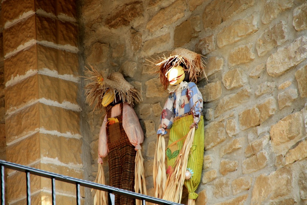 Foto: Detalle en una casa - San Martín de Unx (Navarra), España