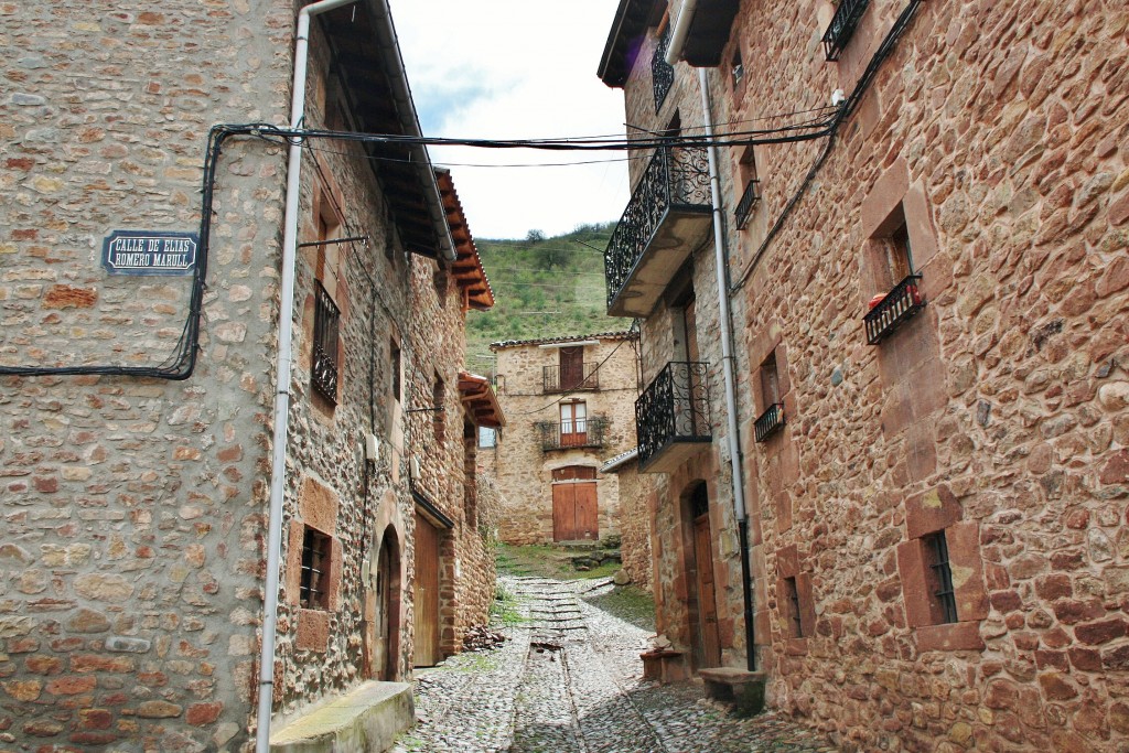 Foto: Vista del pueblo - Viniegra de Abajo (La Rioja), España