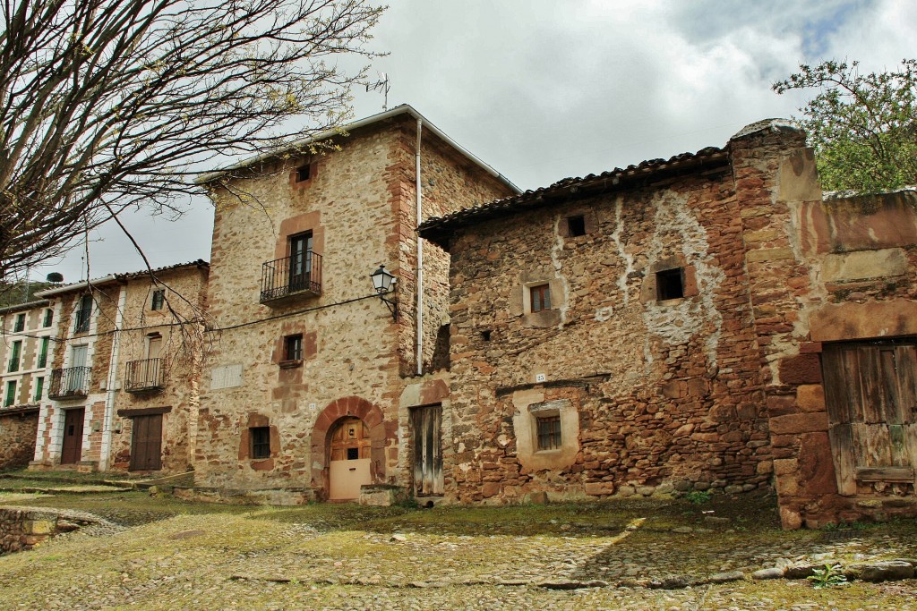 Foto: Vista del pueblo - Viniegra de Abajo (La Rioja), España