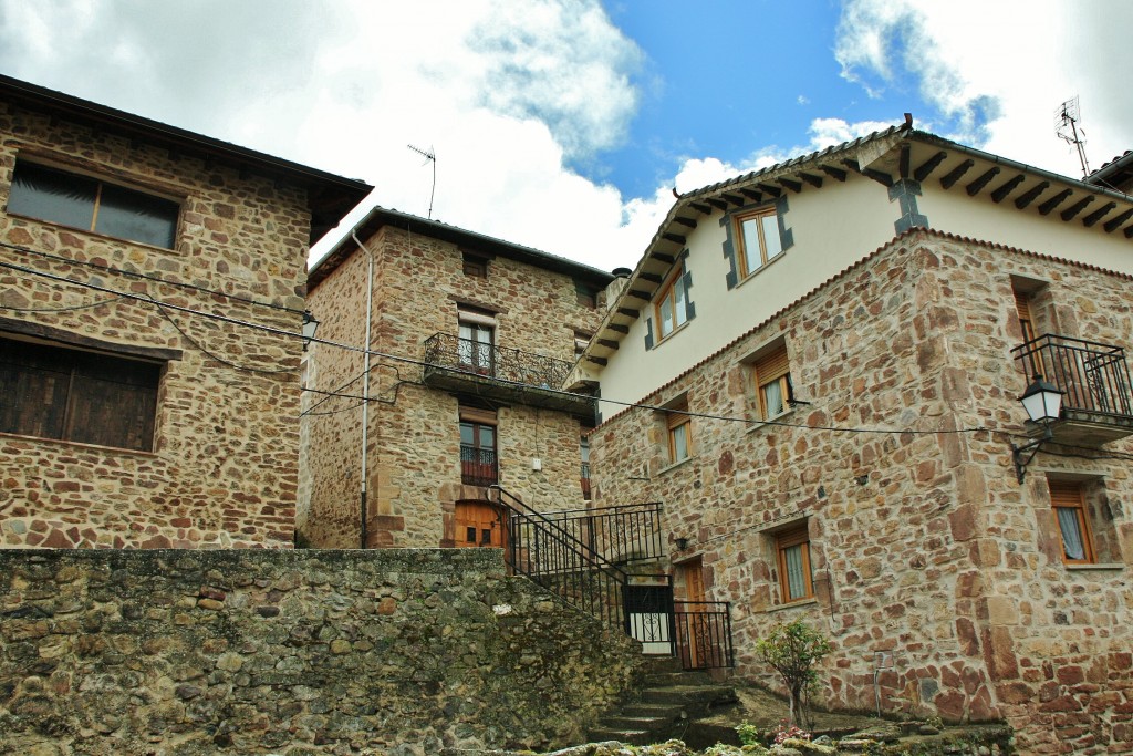 Foto: Vista del pueblo - Viniegra de Abajo (La Rioja), España