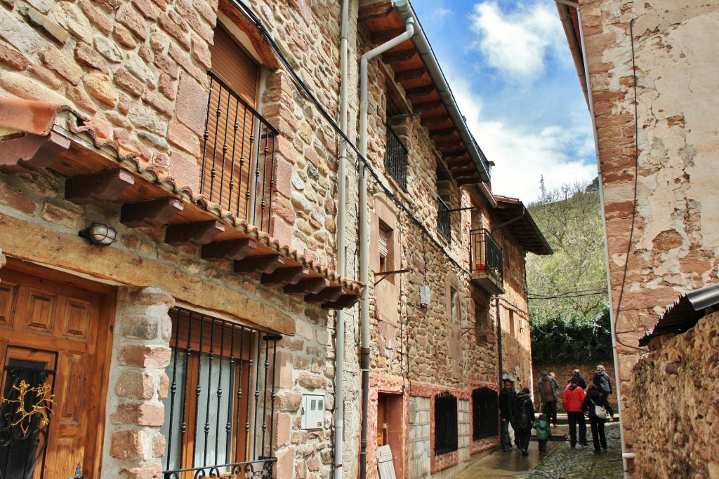 Foto: Vista del pueblo - Viniegra de Abajo (La Rioja), España