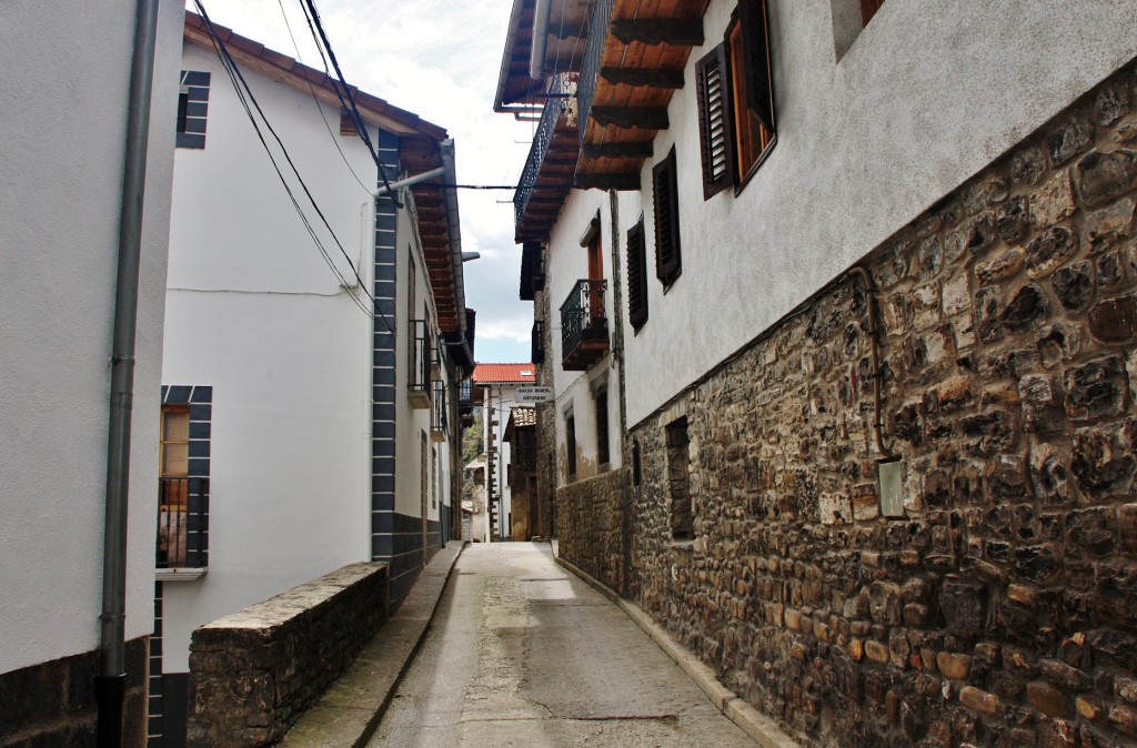 Foto: Centro histórico - Burgui (Navarra), España