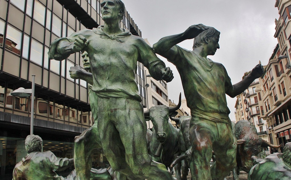 Foto: Monumento al encierro - Pamplona (Navarra), España