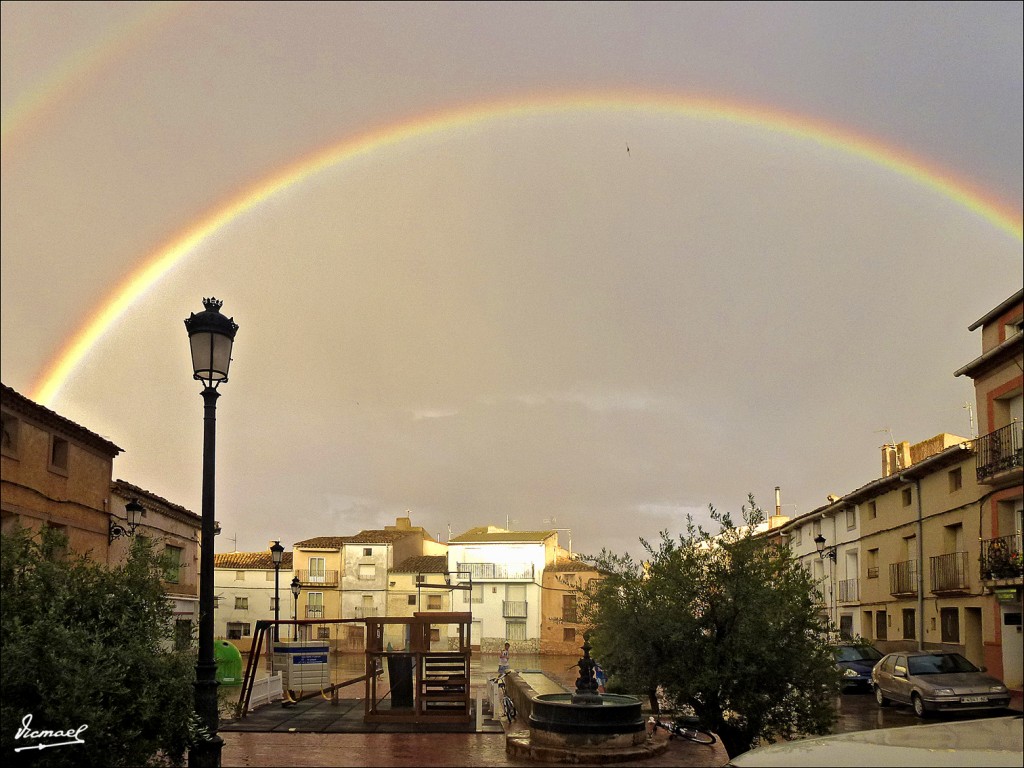 Foto: 120727-55 ARCO IRIS ALCONCHEL - Alconchel De Ariza (Zaragoza), España