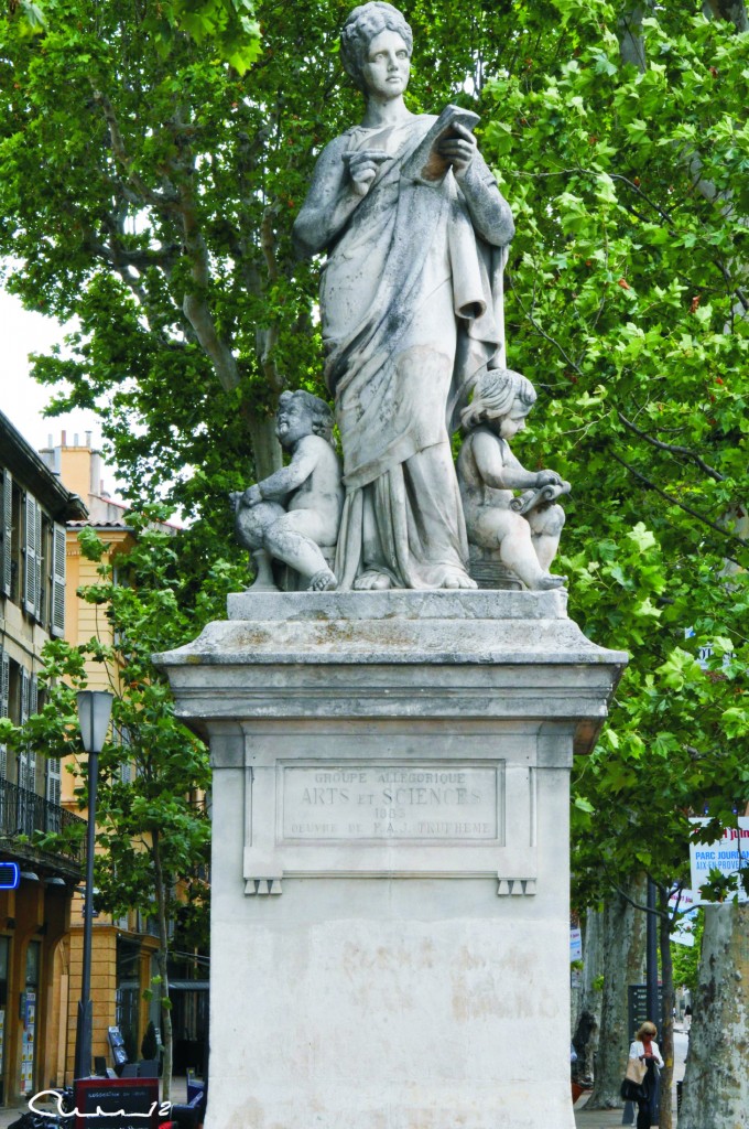 Foto: Monumento del paseo - Aix en Provence, Francia