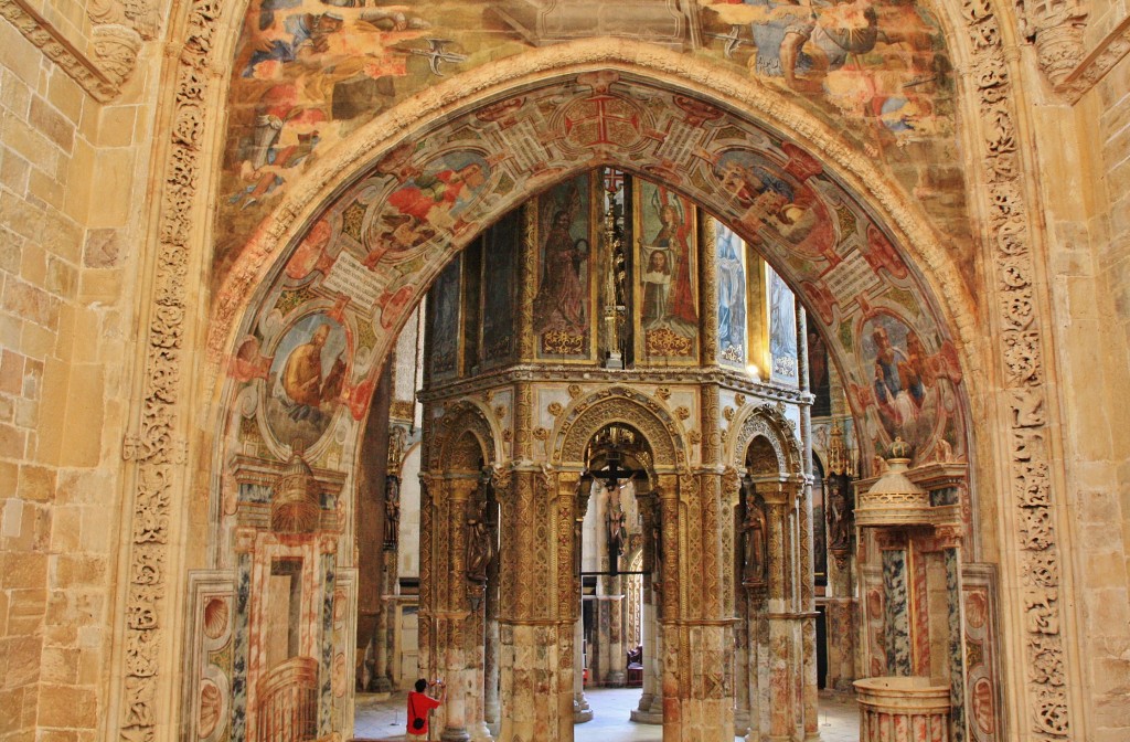 Foto: Charola del convento de Cristo - Tomar (Santarém), Portugal