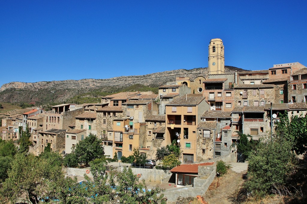 Foto: Vista del pueblo - La Vilella Alta (Tarragona), España