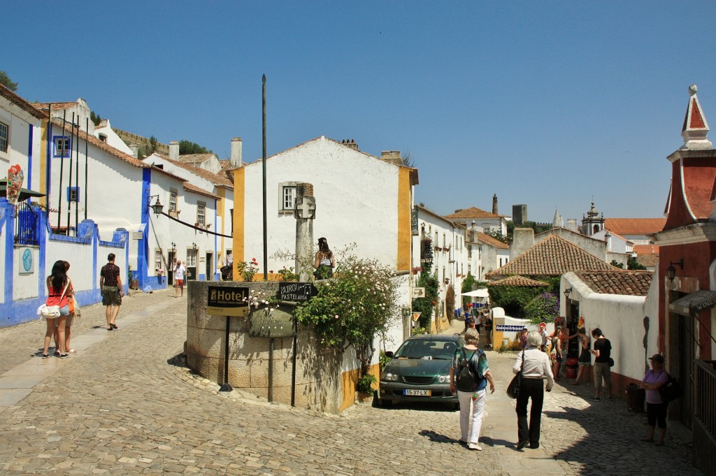 Foto: Interior del recinto amurallado - Óbidos (Leiria), Portugal