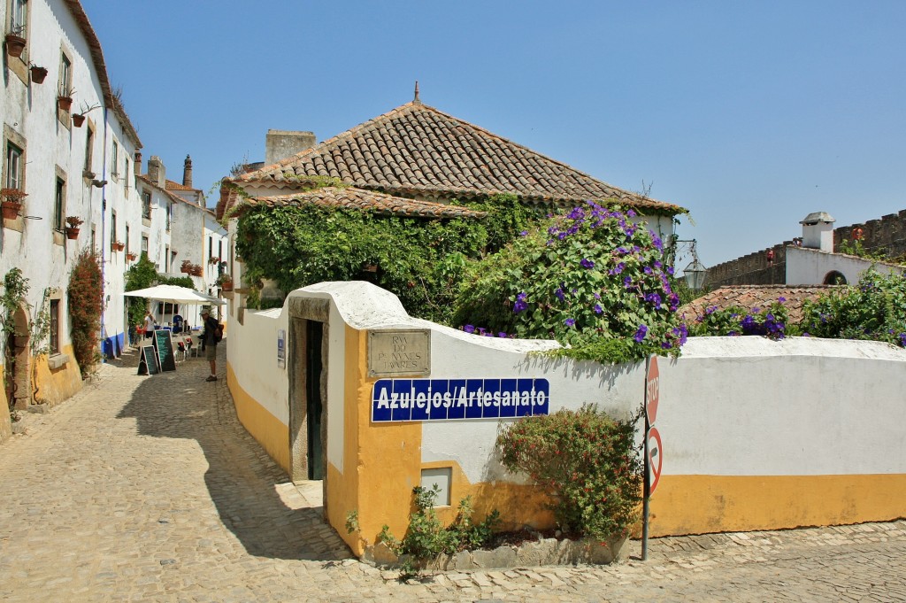 Foto: Interior del recinto amurallado - Óbidos (Leiria), Portugal