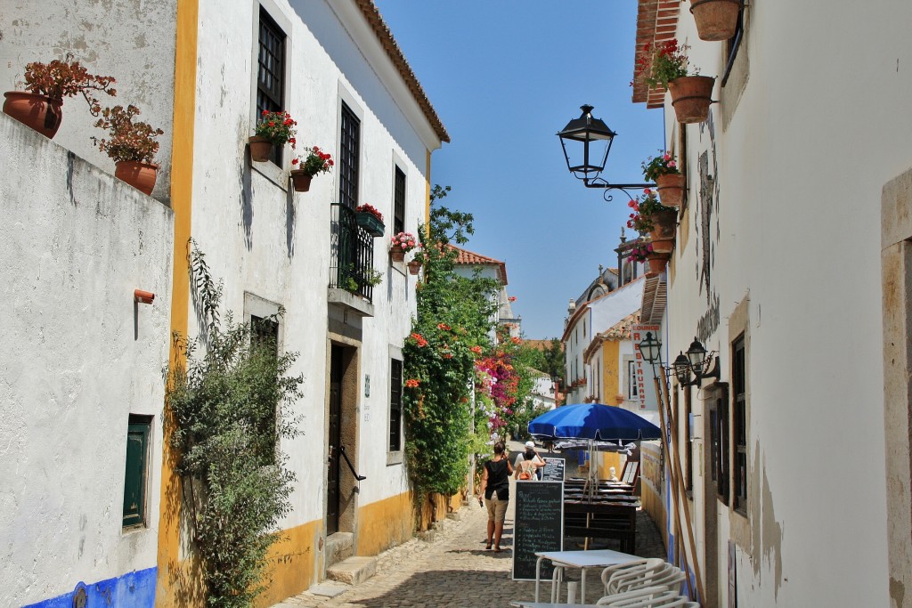 Foto: Interior del recinto amurallado - Óbidos (Leiria), Portugal