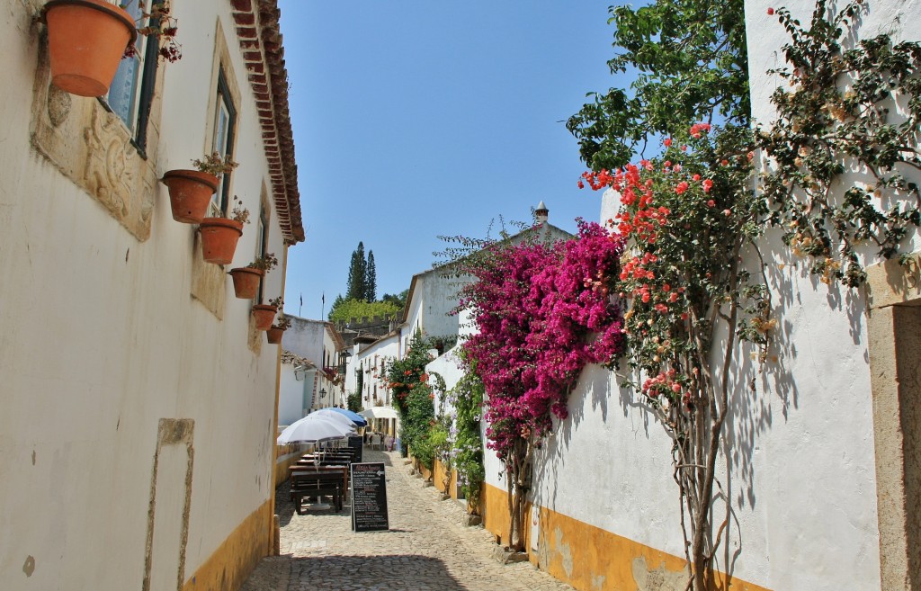 Foto: Interior del recinto amurallado - Óbidos (Leiria), Portugal