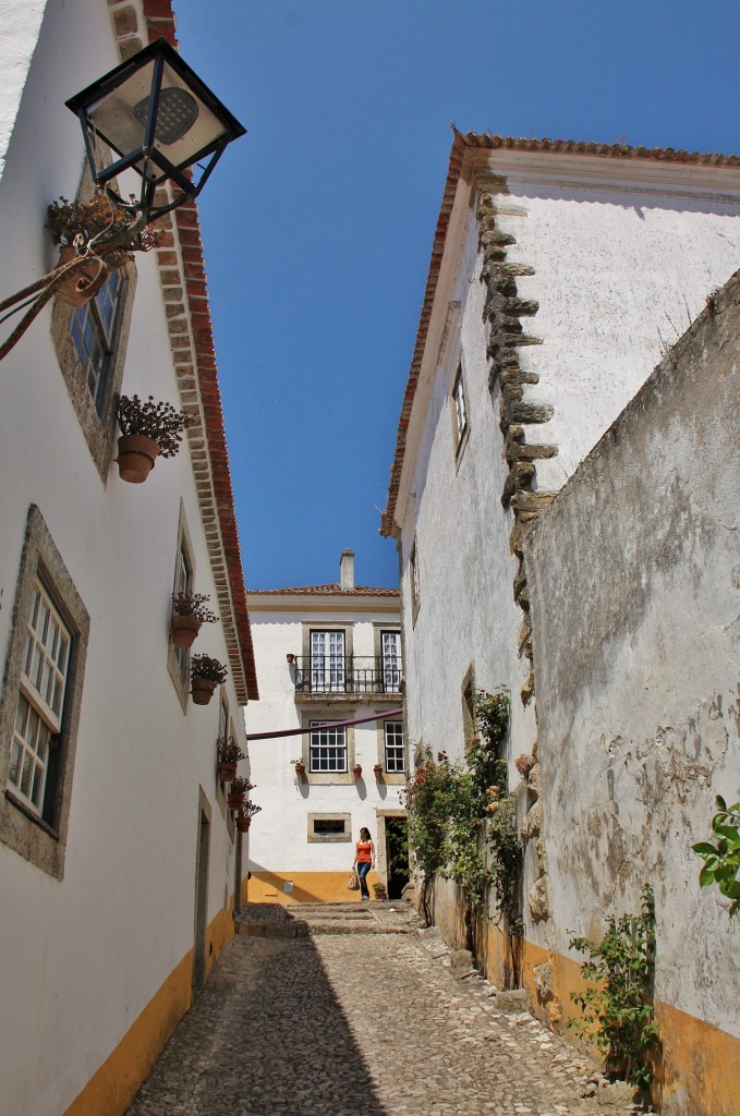 Foto: Interior del recinto amurallado - Óbidos (Leiria), Portugal