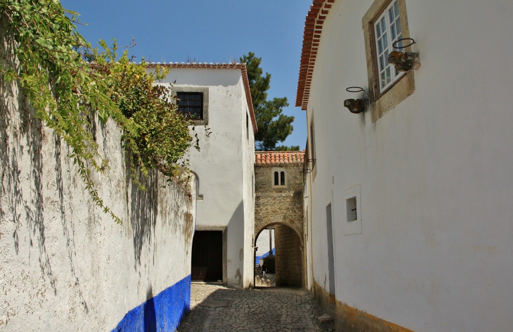 Foto: Interior del recinto amurallado - Óbidos (Leiria), Portugal