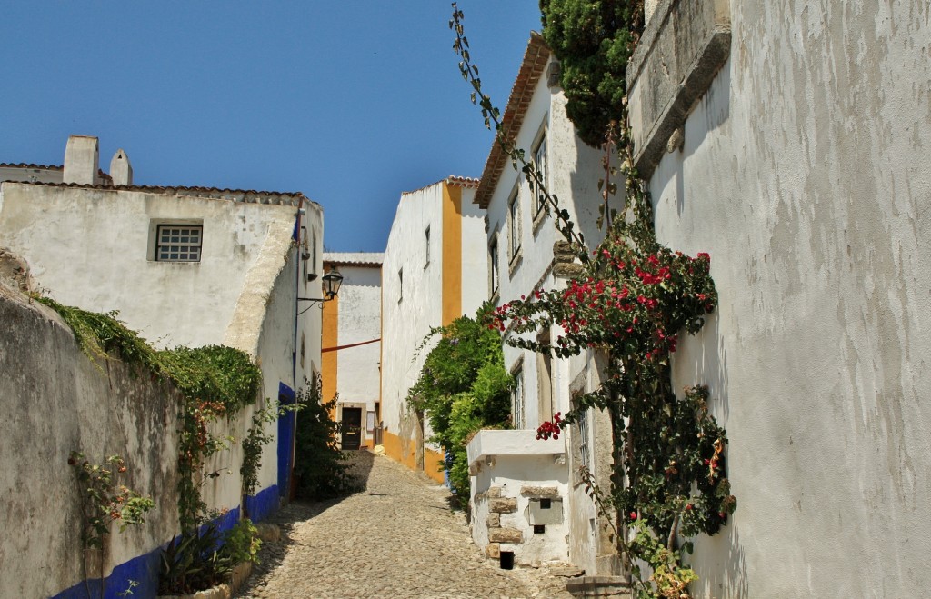 Foto: Interior del recinto amurallado - Óbidos (Leiria), Portugal