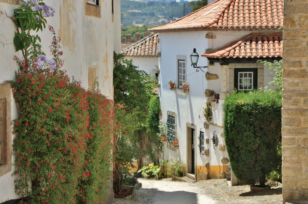 Foto: Interior del recinto amurallado - Óbidos (Leiria), Portugal