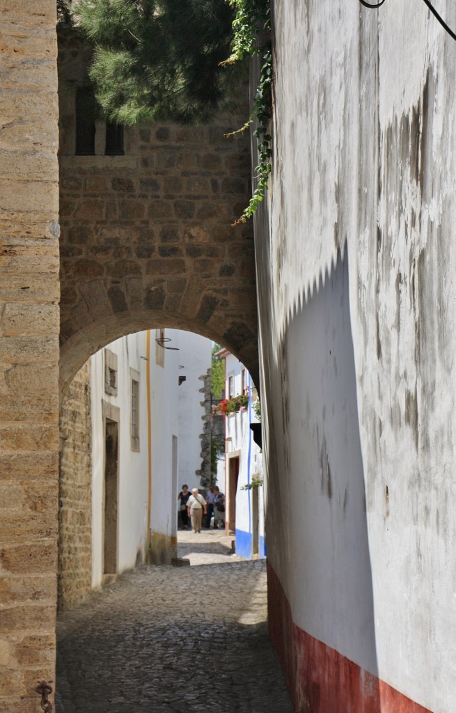 Foto: Interior del recinto amurallado - Óbidos (Leiria), Portugal