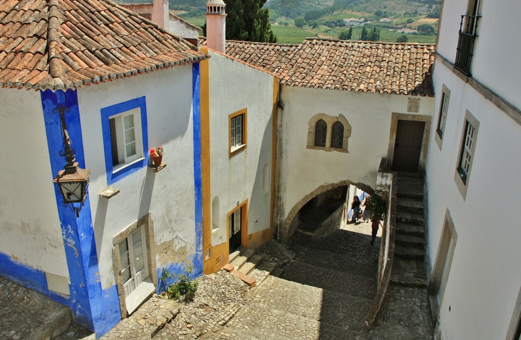 Foto: Interior del recinto amurallado - Óbidos (Leiria), Portugal