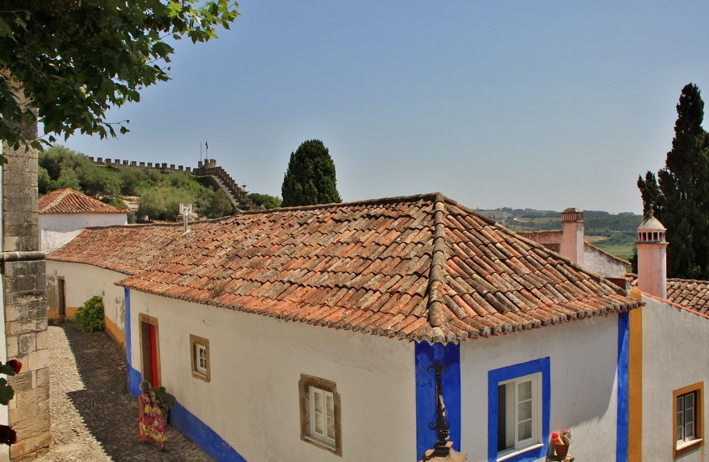 Foto: Interior del recinto amurallado - Óbidos (Leiria), Portugal