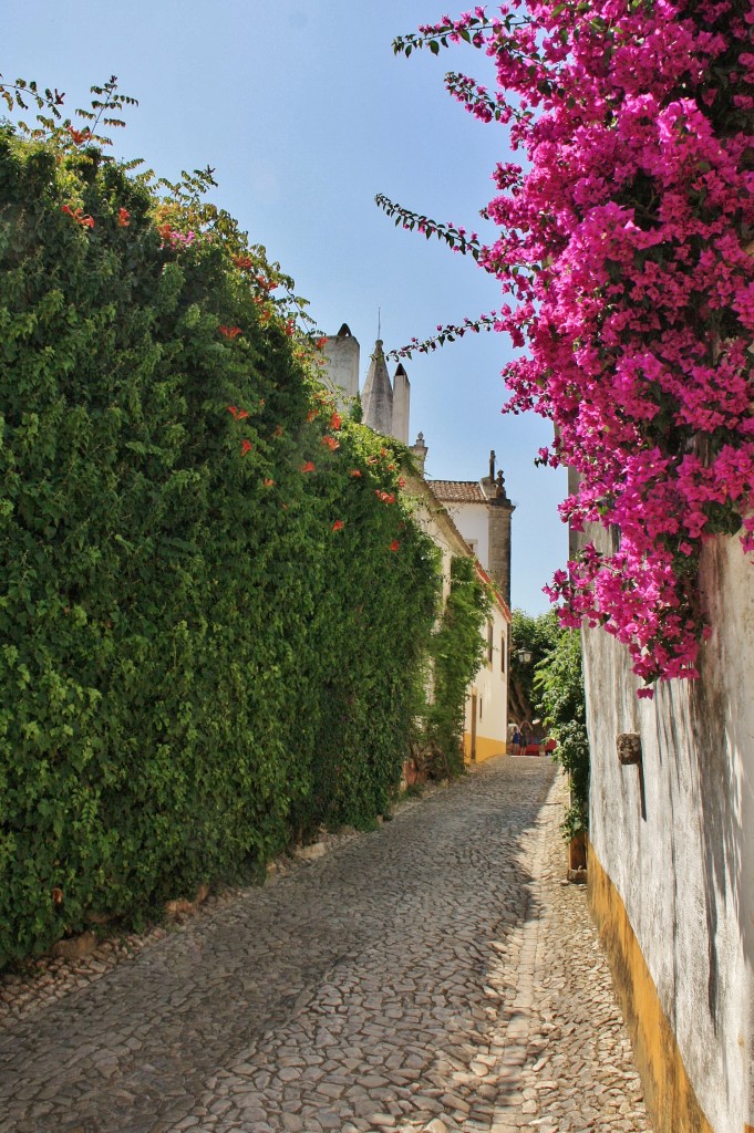 Foto: Interior del recinto amurallado - Óbidos (Leiria), Portugal