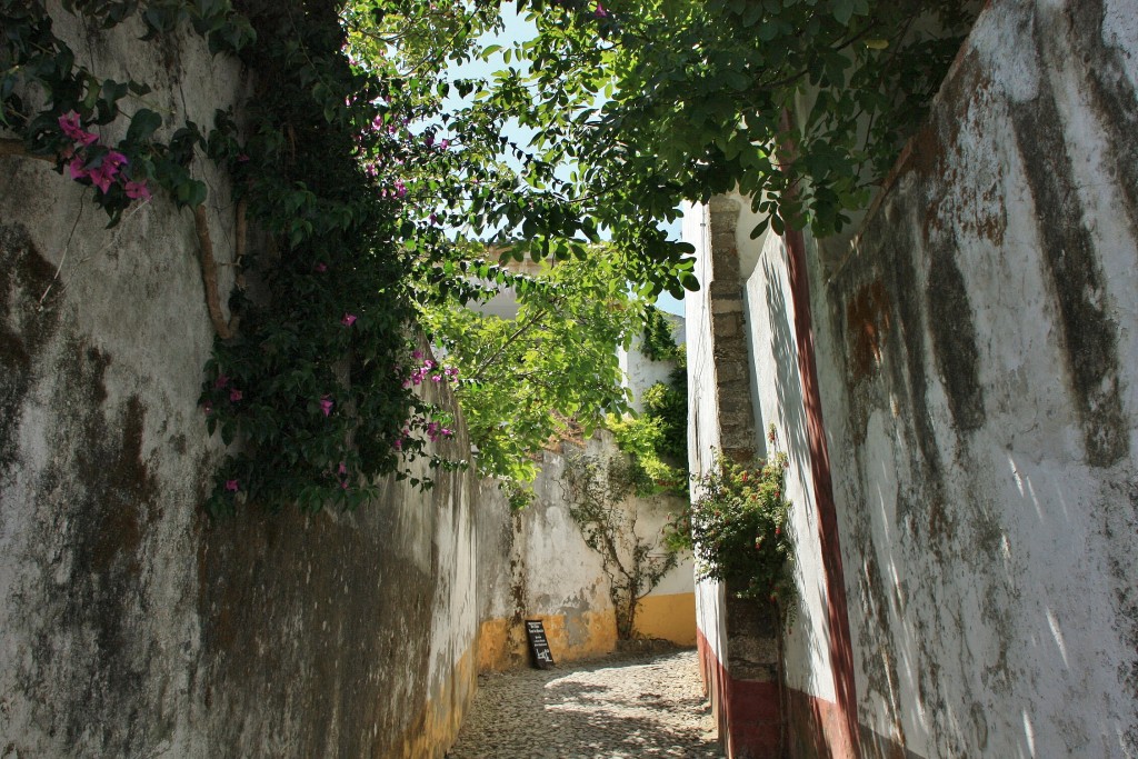 Foto: Interior del recinto amurallado - Óbidos (Leiria), Portugal