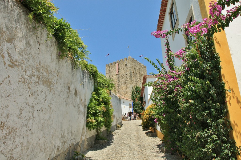 Foto: Interior del recinto amurallado - Óbidos (Leiria), Portugal