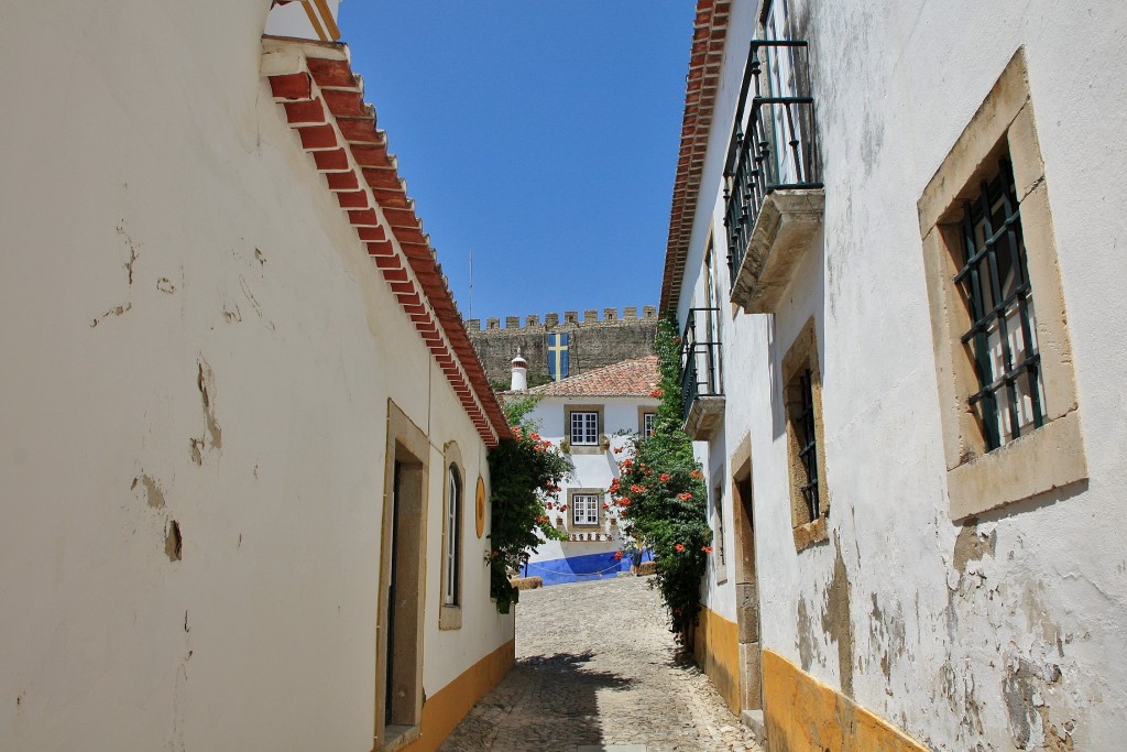 Foto: Interior del recinto amurallado - Óbidos (Leiria), Portugal