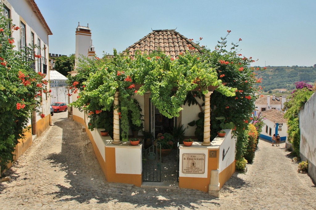 Foto: Interior del recinto amurallado - Óbidos (Leiria), Portugal