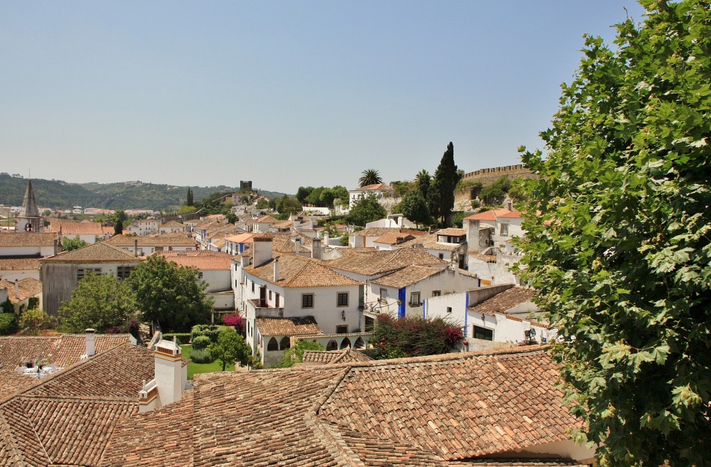 Foto: Interior del recinto amurallado - Óbidos (Leiria), Portugal