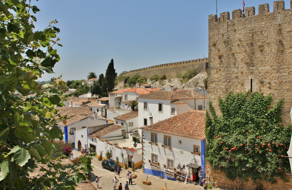 Foto: Interior del recinto amurallado - Óbidos (Leiria), Portugal