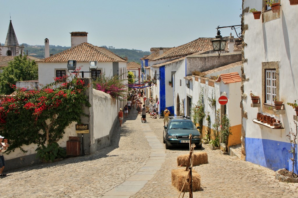 Foto: Interior del recinto amurallado - Óbidos (Leiria), Portugal