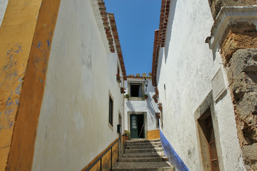 Foto: Interior del recinto amurallado - Óbidos (Leiria), Portugal