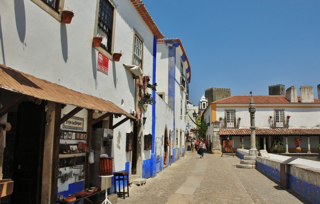 Foto: Interior del recinto amurallado - Óbidos (Leiria), Portugal