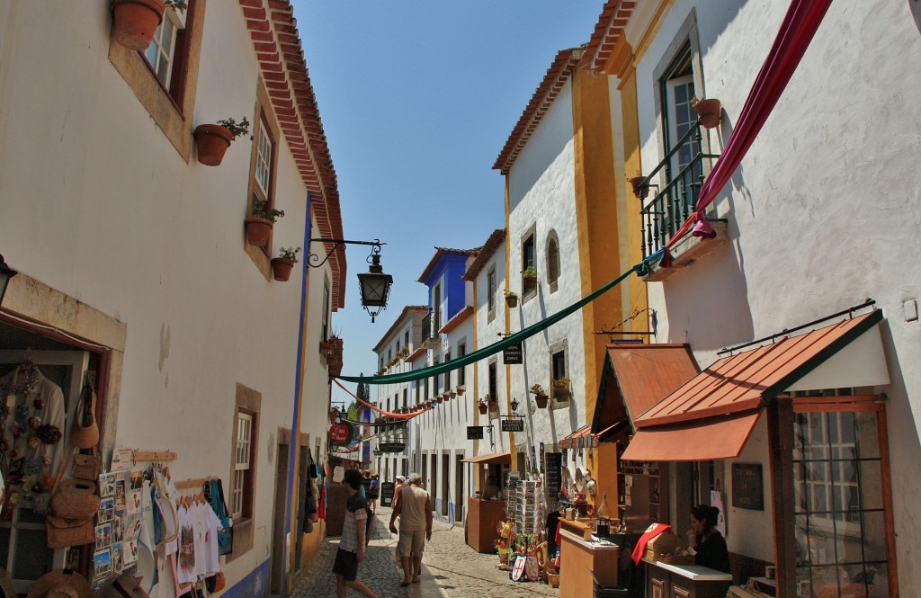 Foto: Interior del recinto amurallado - Óbidos (Leiria), Portugal