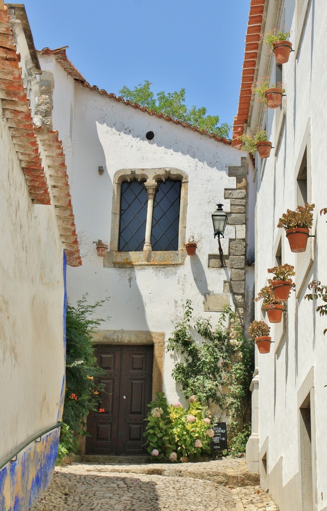 Foto: Interior del recinto amurallado - Óbidos (Leiria), Portugal