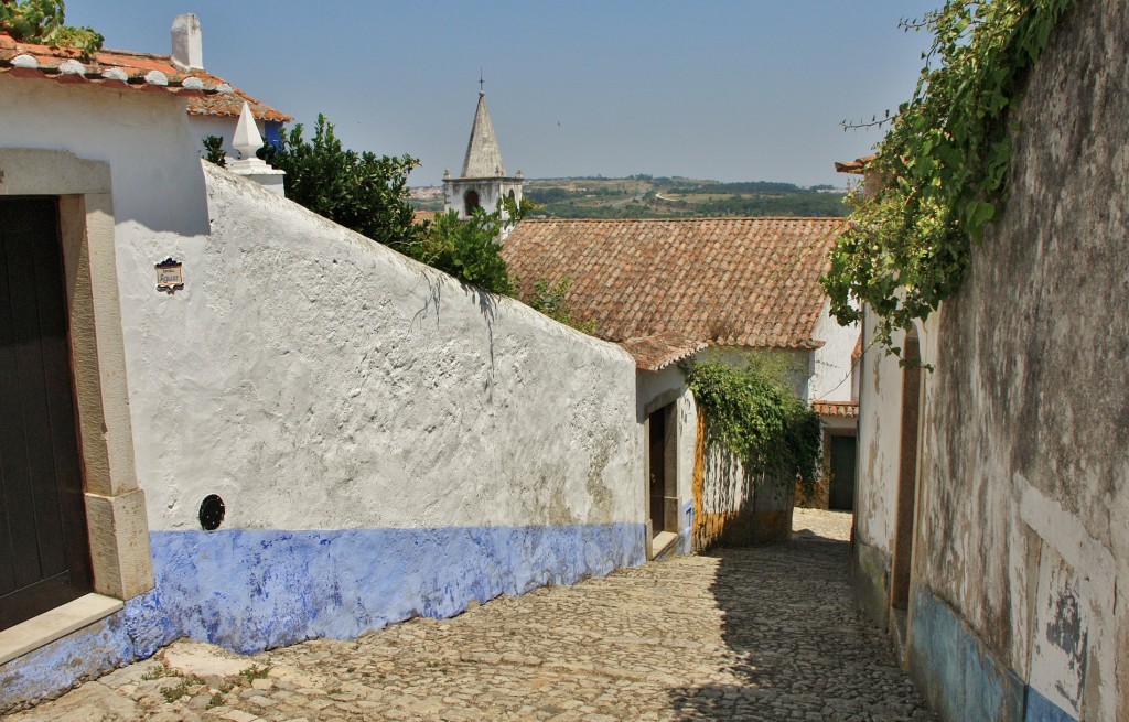 Foto: Interior del recinto amurallado - Óbidos (Leiria), Portugal