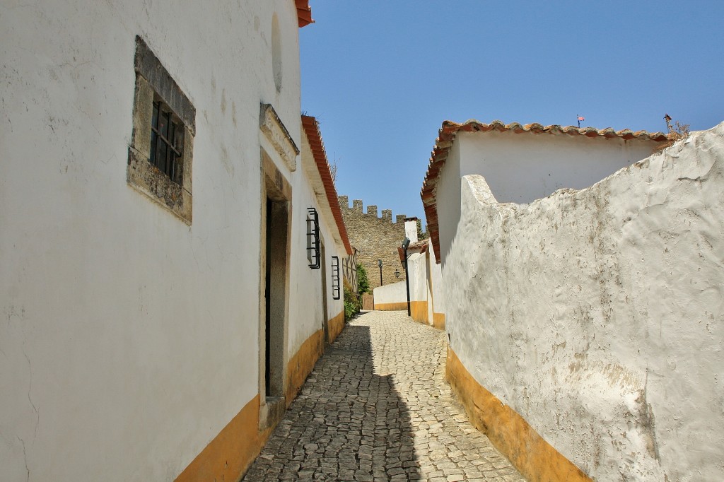 Foto: Interior del recinto amurallado - Óbidos (Leiria), Portugal