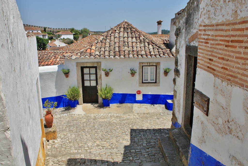 Foto: Interior del recinto amurallado - Óbidos (Leiria), Portugal