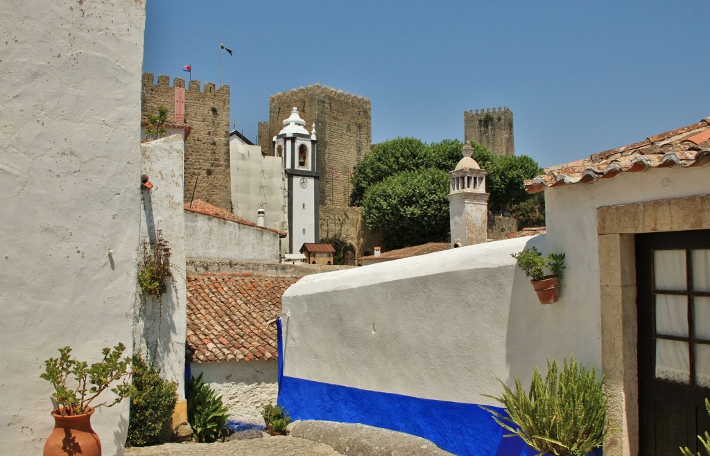 Foto: Interior del recinto amurallado - Óbidos (Leiria), Portugal