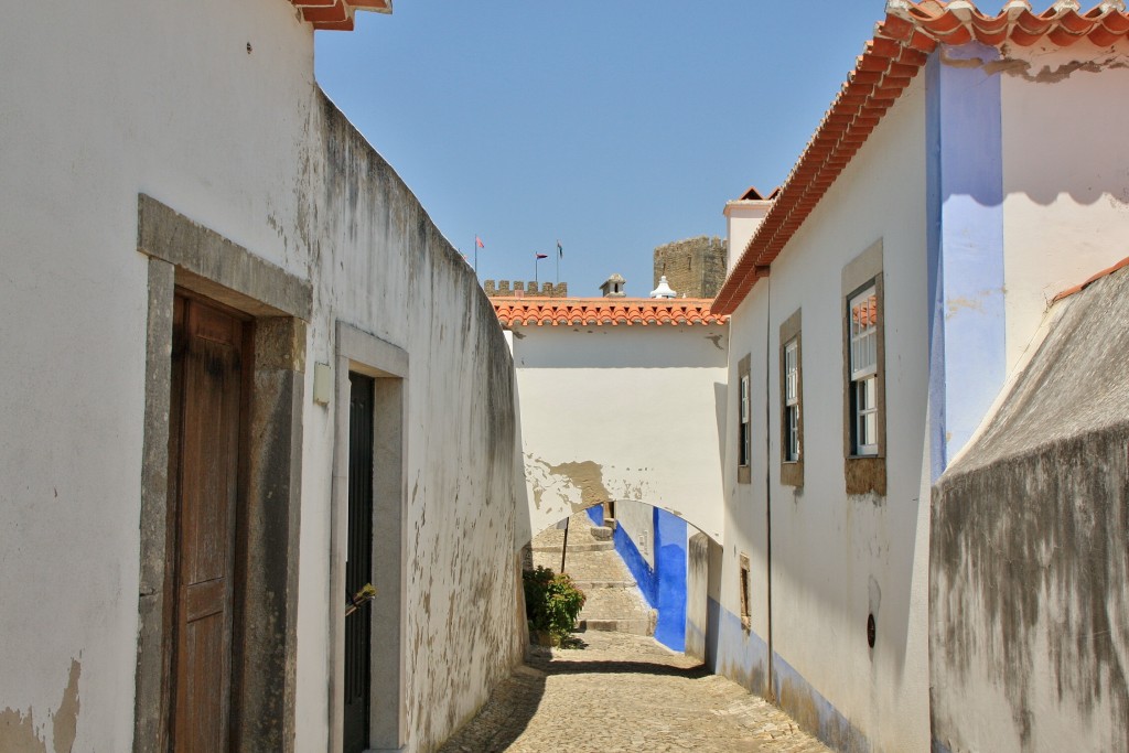 Foto: Interior del recinto amurallado - Óbidos (Leiria), Portugal