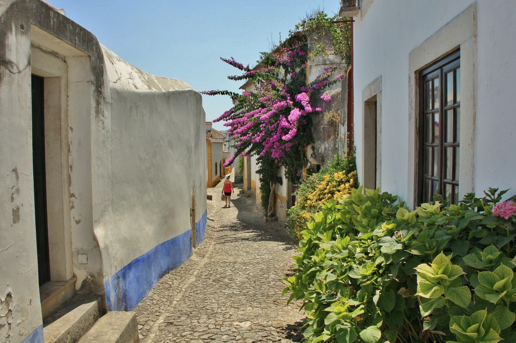 Foto: Interior del recinto amurallado - Óbidos (Leiria), Portugal