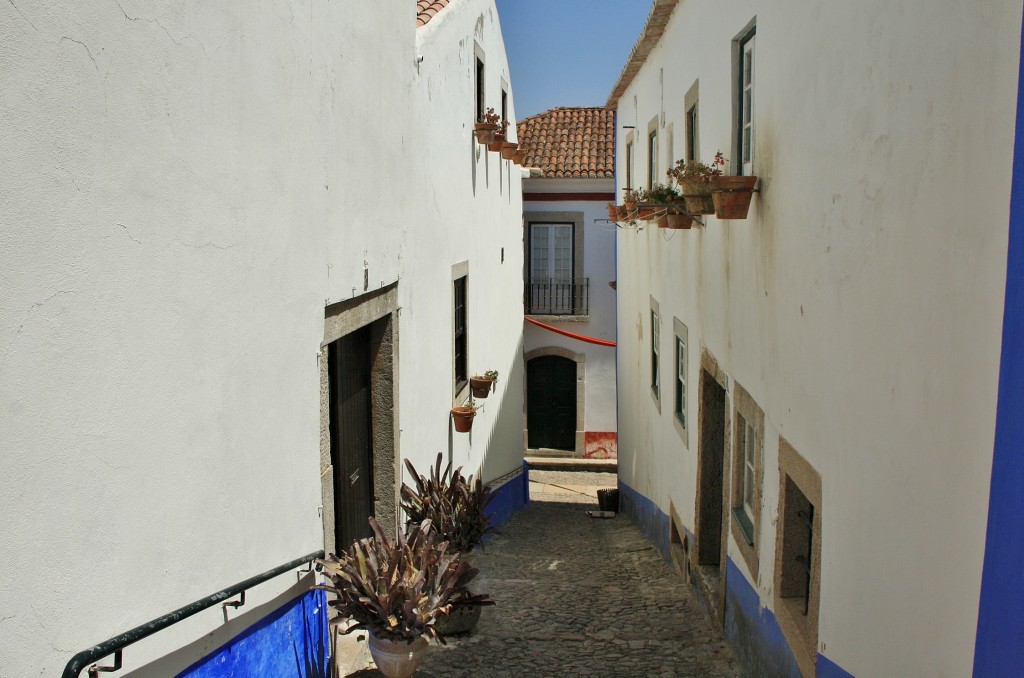 Foto: Interior del recinto amurallado - Óbidos (Leiria), Portugal