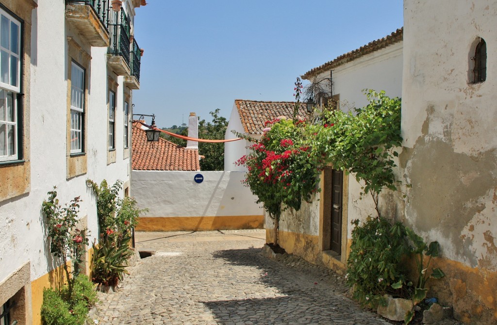 Foto: Interior del recinto amurallado - Óbidos (Leiria), Portugal