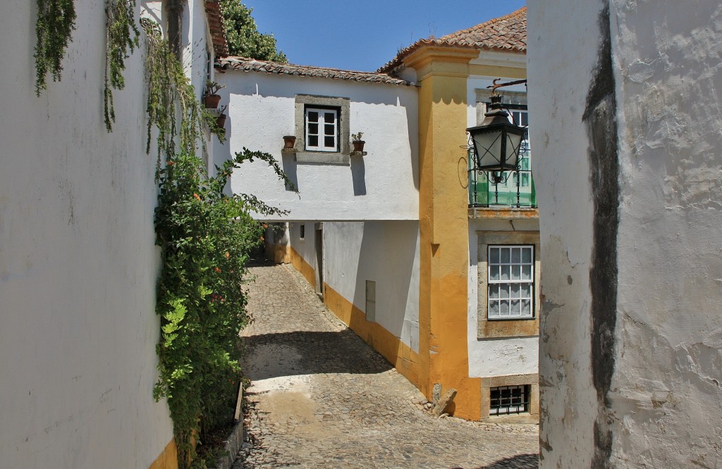 Foto: Interior del recinto amurallado - Óbidos (Leiria), Portugal