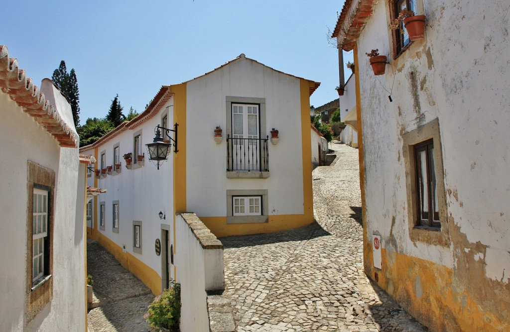 Foto: Interior del recinto amurallado - Óbidos (Leiria), Portugal