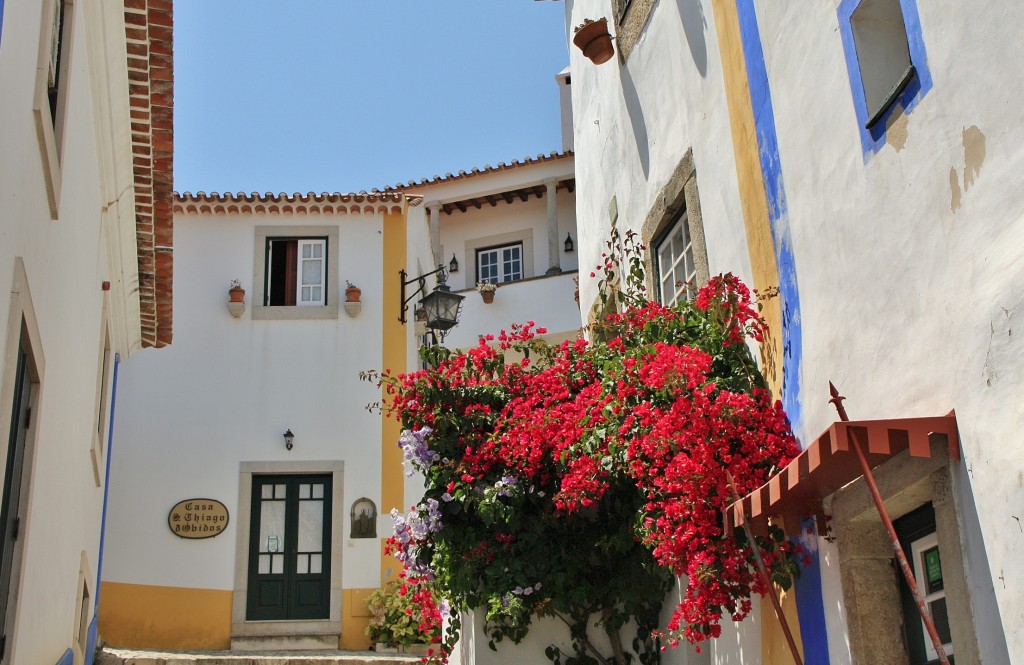 Foto: Interior del recinto amurallado - Óbidos (Leiria), Portugal