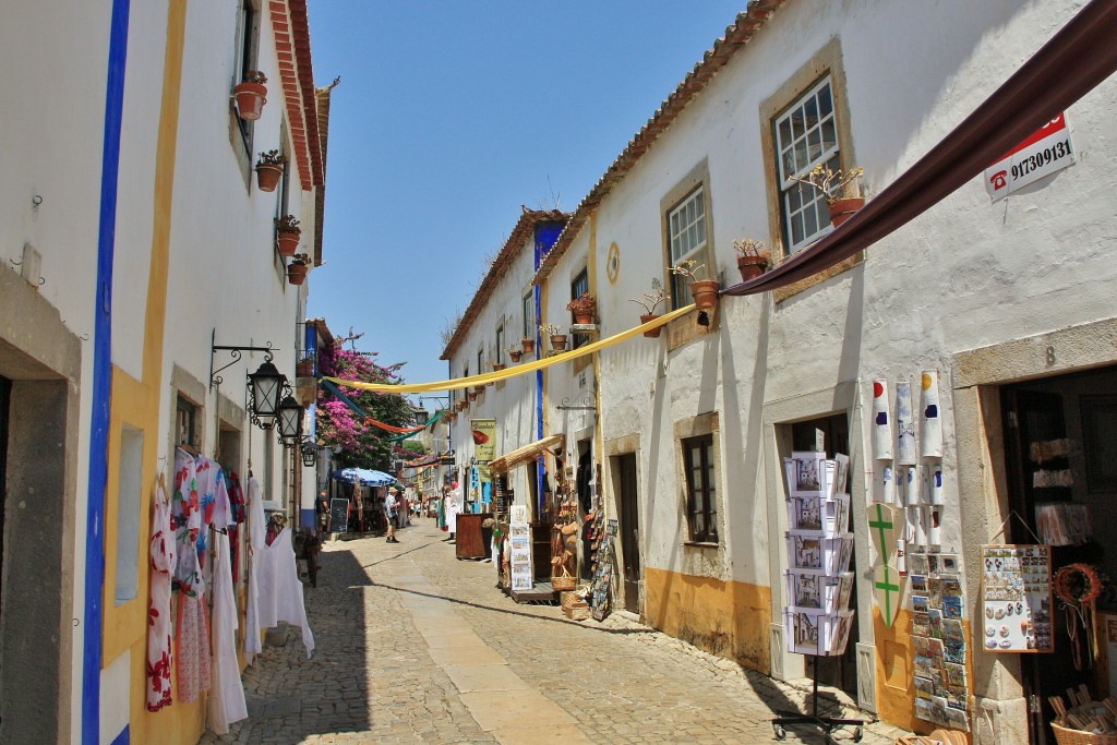 Foto: Interior del recinto amurallado - Óbidos (Leiria), Portugal