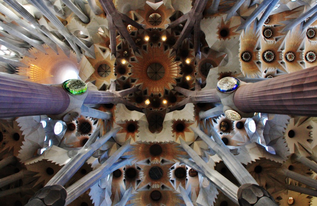 Foto: Interior de la Sagrada Familia - Barcelona (Cataluña), España